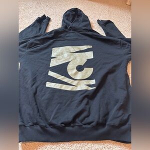 Cabaret Kit Kat Club Black and Gold glitter hoodie XL Broadway